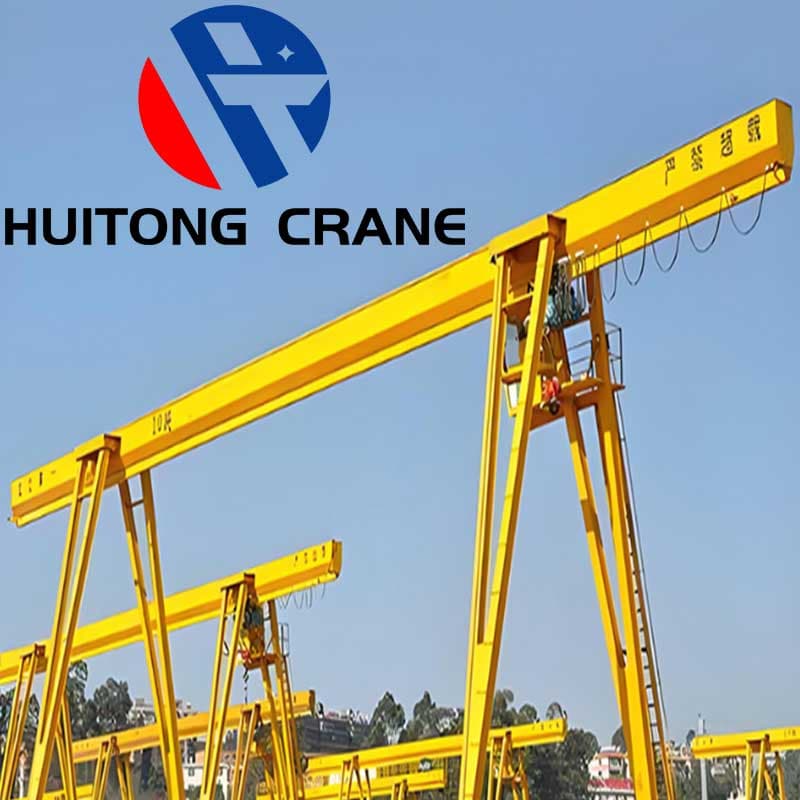 Single Girder Gantry Crane 20ton 18m Span 15m Lift for Maintenance Shop