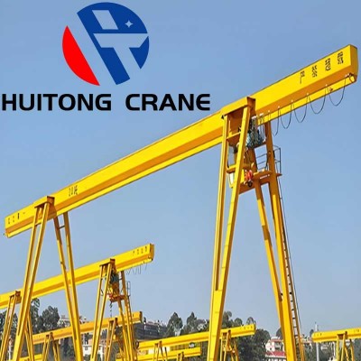 Single Girder Gantry Crane 16ton 18m Span 20m Lift for Construction Site