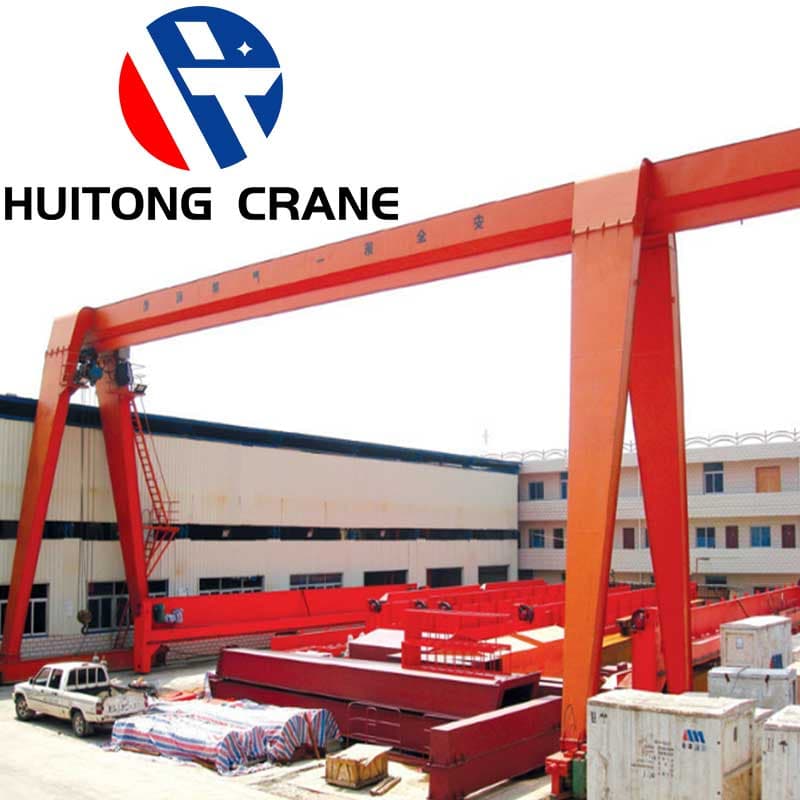 Single Girder Gantry Crane 20ton 18m Span 15m Lift for Maintenance Shop