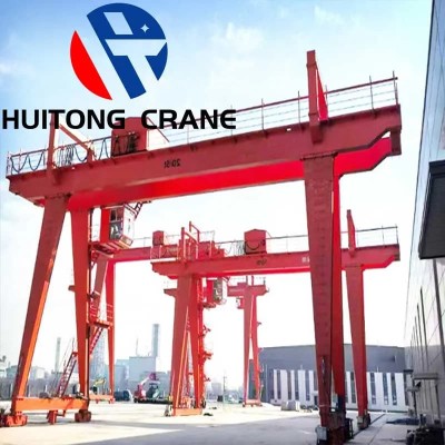 60T Electric Gantry Crane - 36m Span, 23m Height for Railcar Assembly