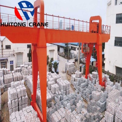 60T Industrial Gantry Crane - 40m Span, 25m Height for Steel Storage