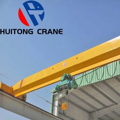 1 Ton Single Girder Bridge Crane Remote Control Logistics Lift 5m Span 15m