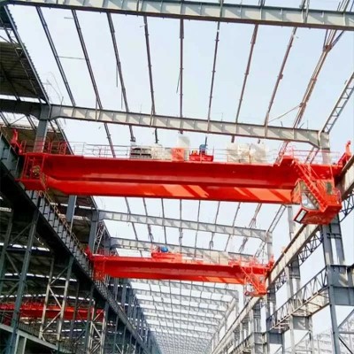 5 Ton Double Girder Overhead Crane Electric Hoist Workshop Lift 5m Span 5m