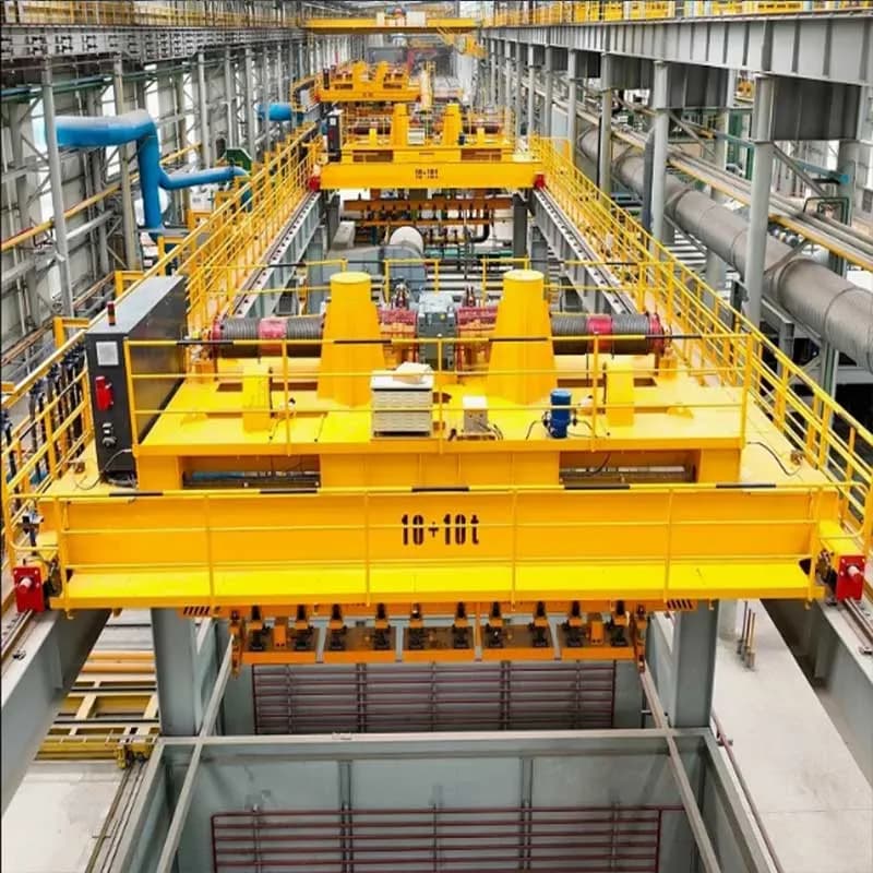 5 Ton Double Girder Overhead Crane Electric Hoist Workshop Lift 5m Span 5m