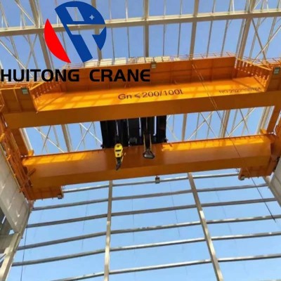 5 Ton Double Girder Overhead Crane with VFD Control Lift 12m Span 15m
