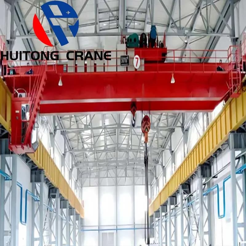 10 Ton Overhead Crane Double Girder for Logistics Hub Lift 12m Span 18m