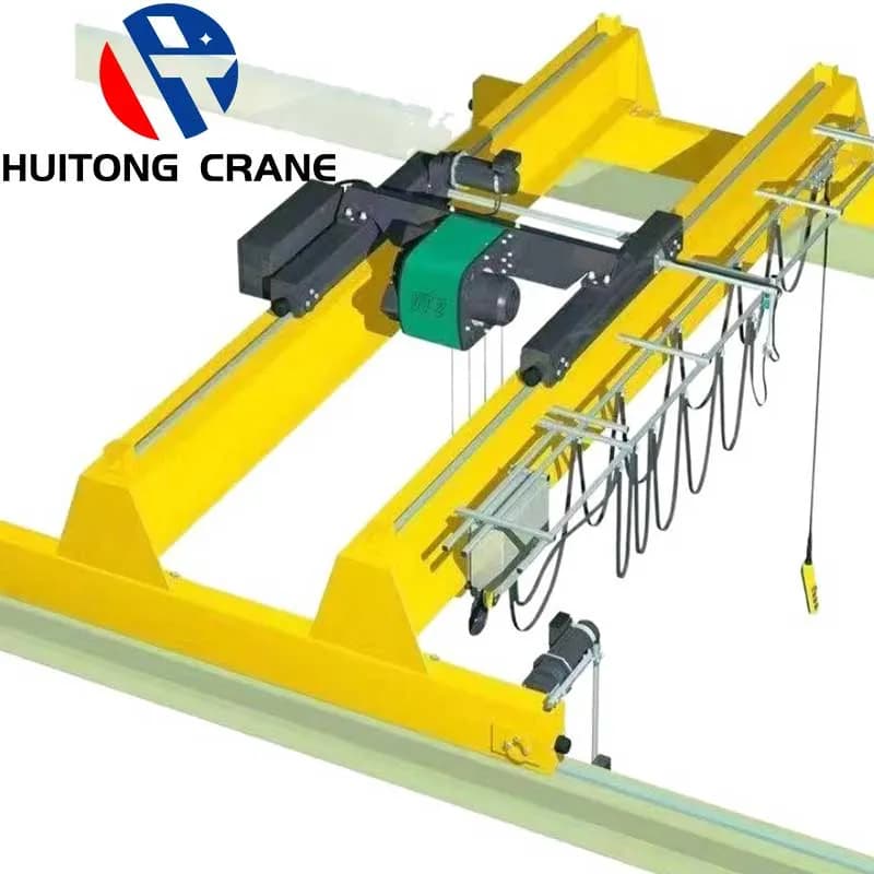 10 Ton Overhead Crane Double Girder for Logistics Hub Lift 12m Span 18m