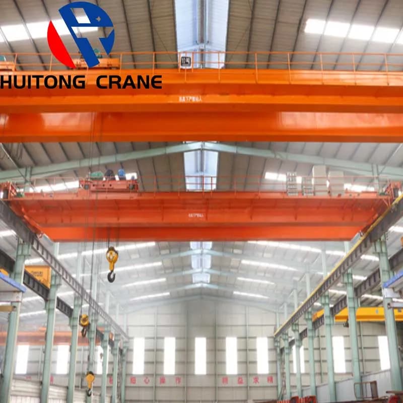 10 Ton Overhead Crane Double Girder for Logistics Hub Lift 12m Span 18m