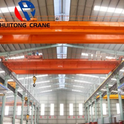 16 Ton Double Girder Overhead Crane Heavy Manufacturing Lift 9m Span 15m