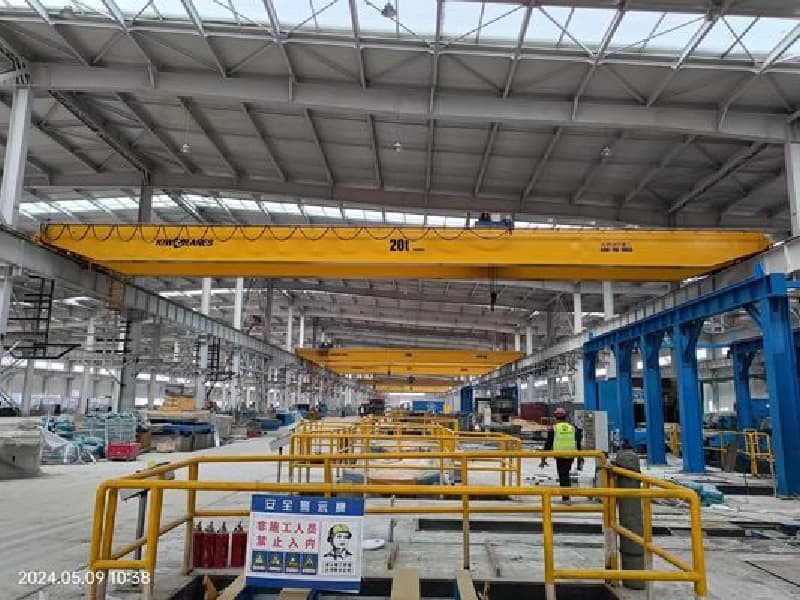 63t Double Girder Overhead Crane - Span 22m, Lift 16m for Steelmaking