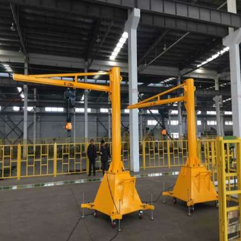 0.5t Electric Jib Crane - Arm 2m, Height 3m for Assembly Stations by kiwicrane
