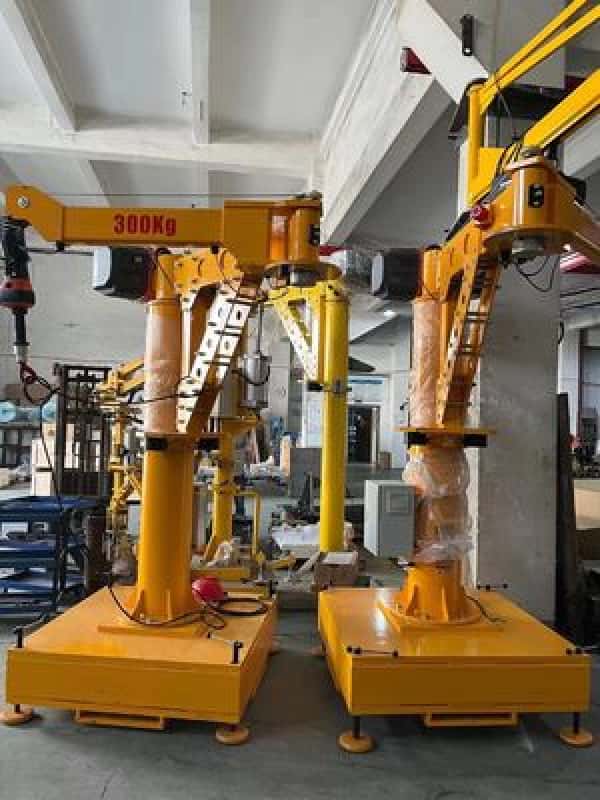 3t 360° Slewing Jib Crane - Arm 8m, Height 7m for Repair Shops by kiwicrane