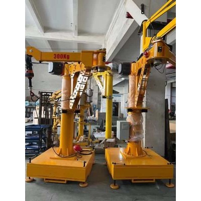 3t 360° Slewing Jib Crane - Arm 8m, Height 7m for Repair Shops by kiwicrane