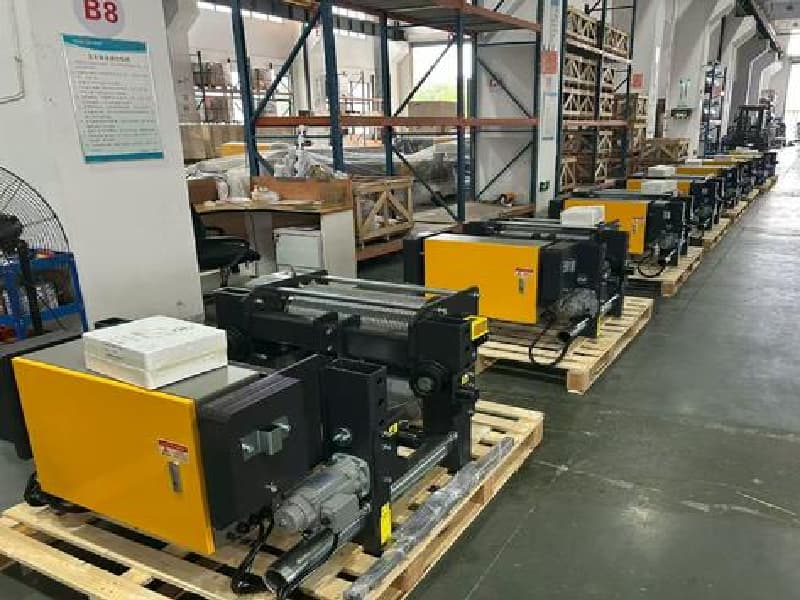 kiwicrane 1T Wire Rope Hoist 15m Lift Single Girder for Maintenance Tasks