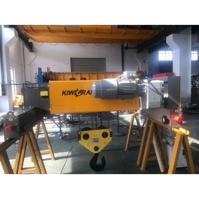 kiwicrane 15T Wire Rope Hoist 6m Lift Double Girder for Large Foundry