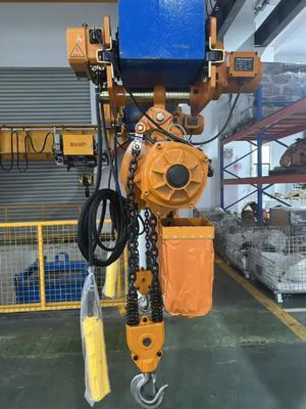 kiwicrane 1t Electric Chain Hoist 12m Lift with Dual Speed for Precision