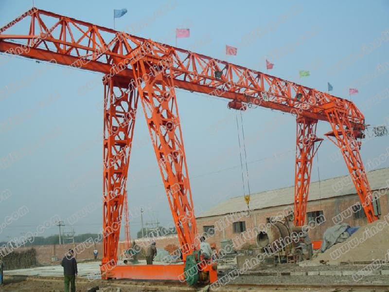 5t Outdoor Truss Type Gantry Crane 15m Lift 26m Span for Stockyard