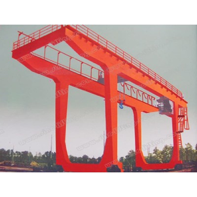 16/3.2 Ton U Type Double-Beam Crane 21m Lift 30m Span Heavy Equipment Yard