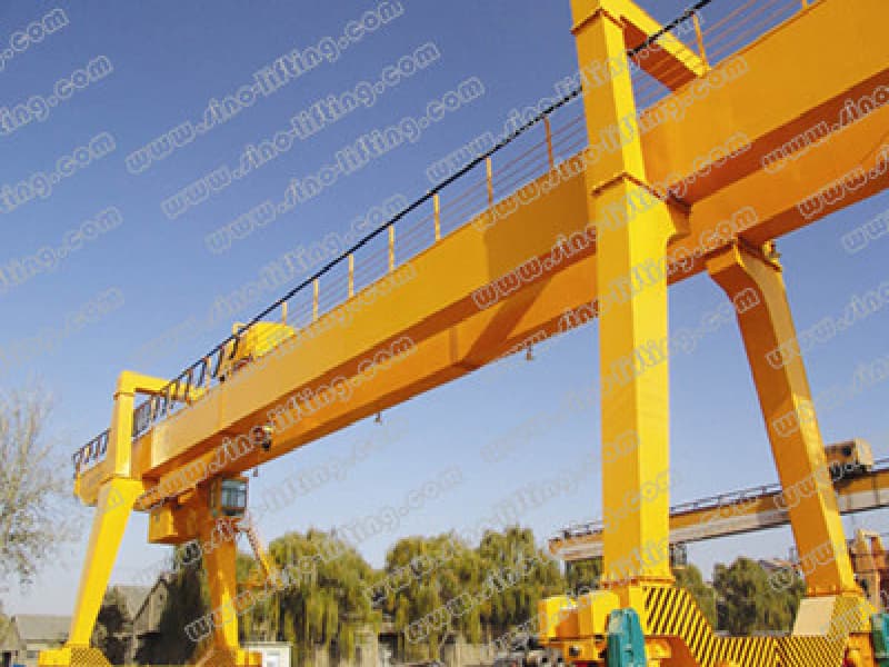 50t Electromagnetic Gantry Crane 18m Lift 30m Span for Heavy Engineering Works