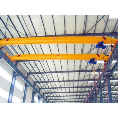 20 Ton Top Running Single Girder Crane 19.5m Span 6m Lift for Assembly Lines