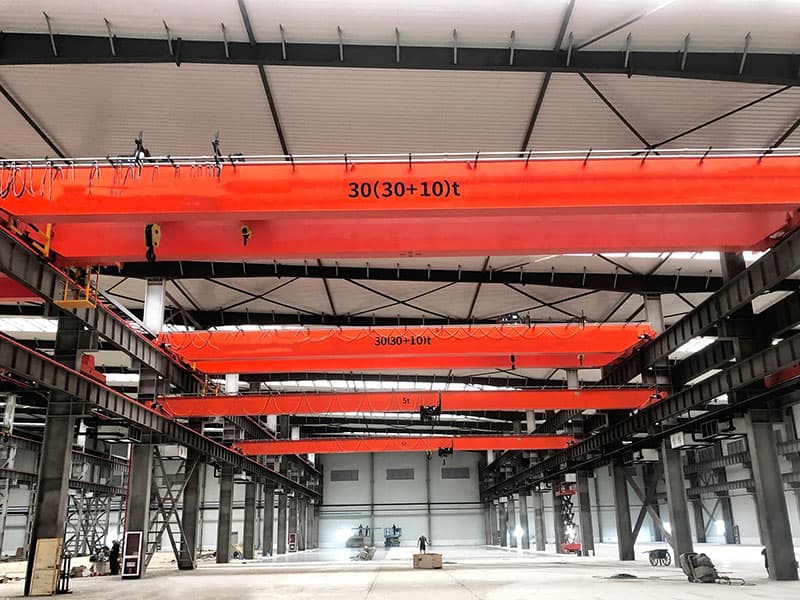 Heavy Duty 100 Ton Overhead Crane, Span 25.5m, Lifting Height 18m