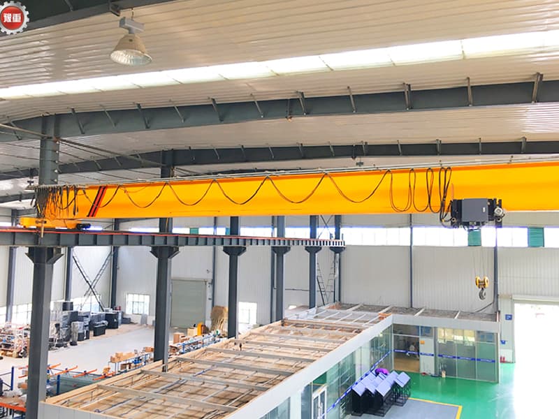 15 Ton Single Girder EOT Crane Wide Span Industrial with 28.5m Span & 18m Lift
