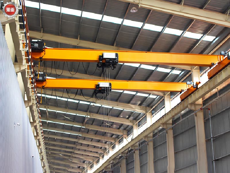 15 Ton Single Girder EOT Crane Wide Span Industrial with 28.5m Span & 18m Lift