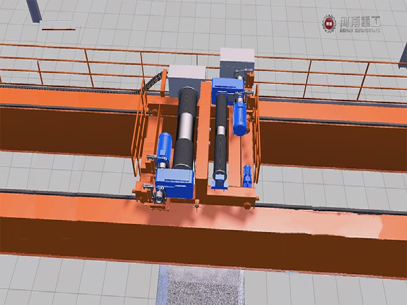 20 Ton Double Girder EOT Crane – High Lift with 30m Span & 30m Lift