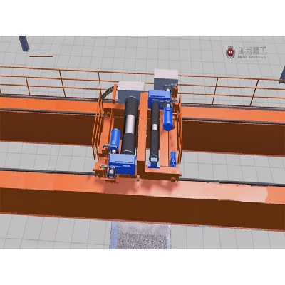 40 Ton Double Girder EOT Crane – A5 Heavy with 10.5m Span & 6m Lift