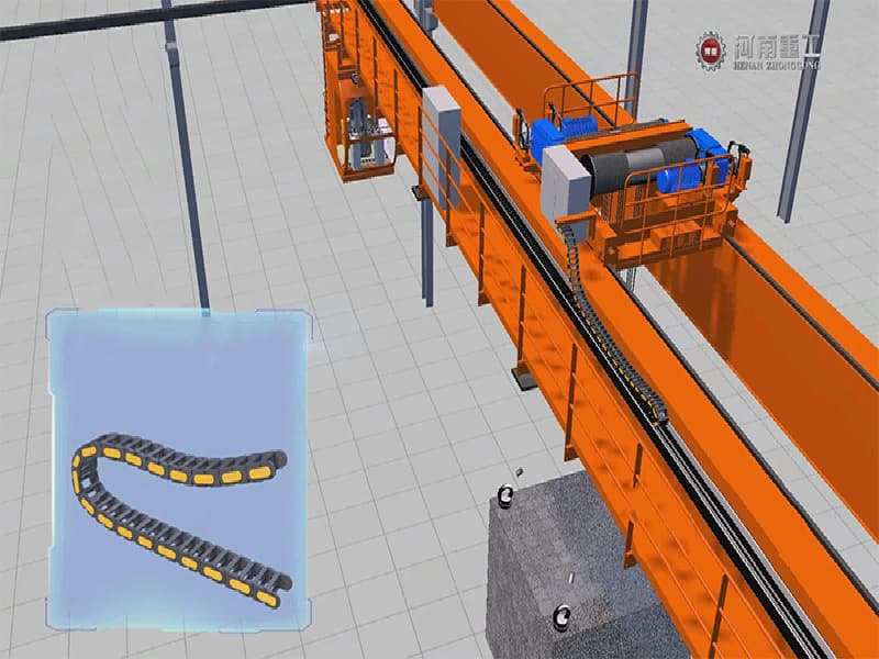 20 Ton Double Girder EOT Crane – High Lift with 30m Span & 30m Lift