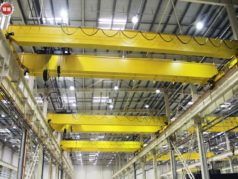 40 Ton Double Girder EOT Crane – A5 Heavy with 10.5m Span & 6m Lift