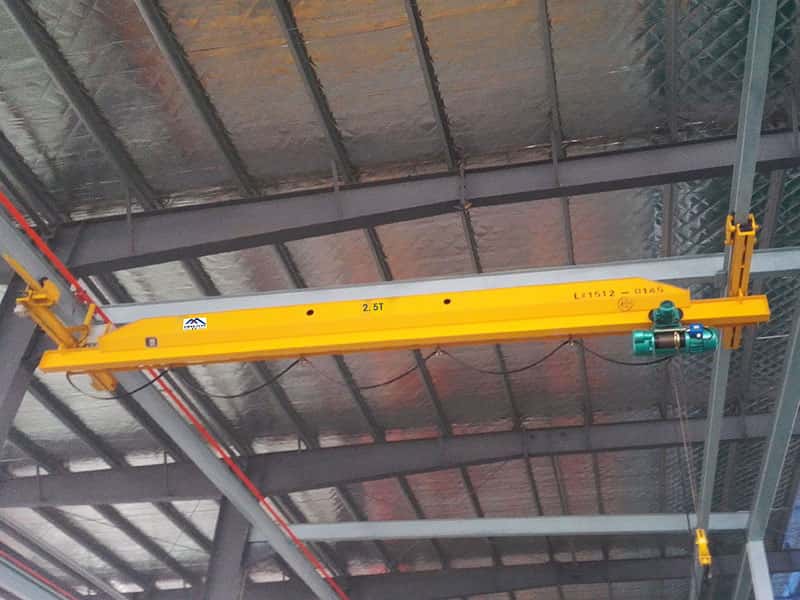 Industrial Monorail Crane, Span 22m, Lift 28m for Material Storage