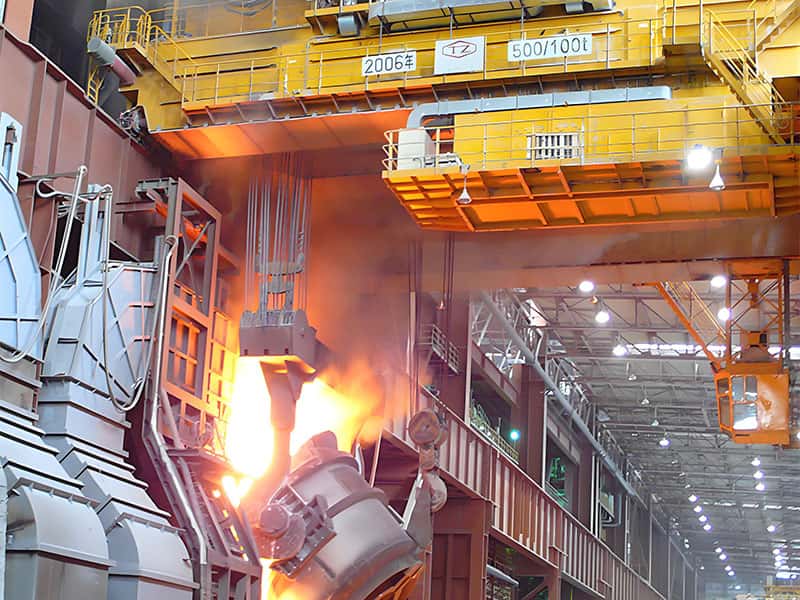 20t Metallurgical Overhead Crane, 12m Lift, 16.5m Span for Billet Handling