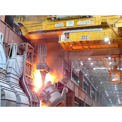 100t Metallurgical Crane with Hook, 38m Lift, 45m Span for Large Foundry