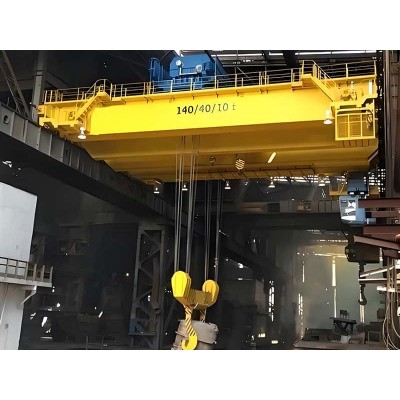 10t Ladle Handling Crane, 15m Lift, 13.5m Span for Foundry Shop