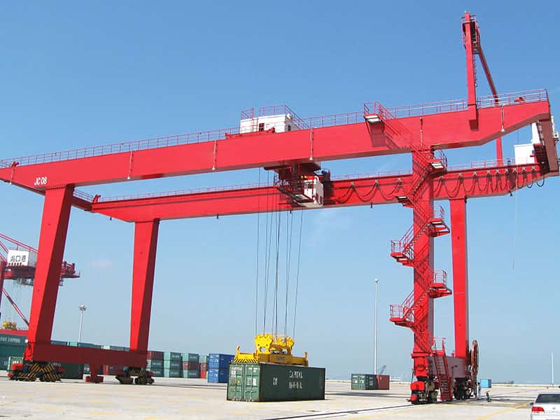 30.5t Container Gantry Crane, 25m Span, 14m Lift, Railway Station