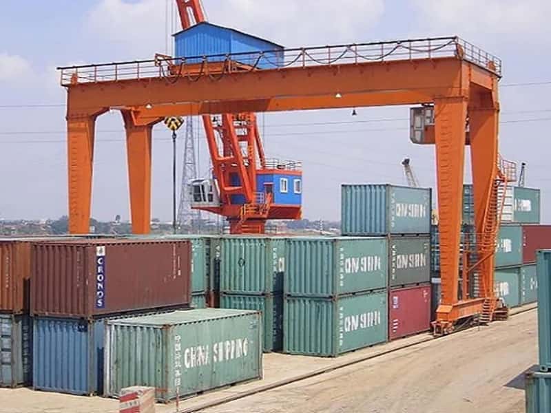 30.5t Container Gantry Crane, 25m Span, 14m Lift, Railway Station