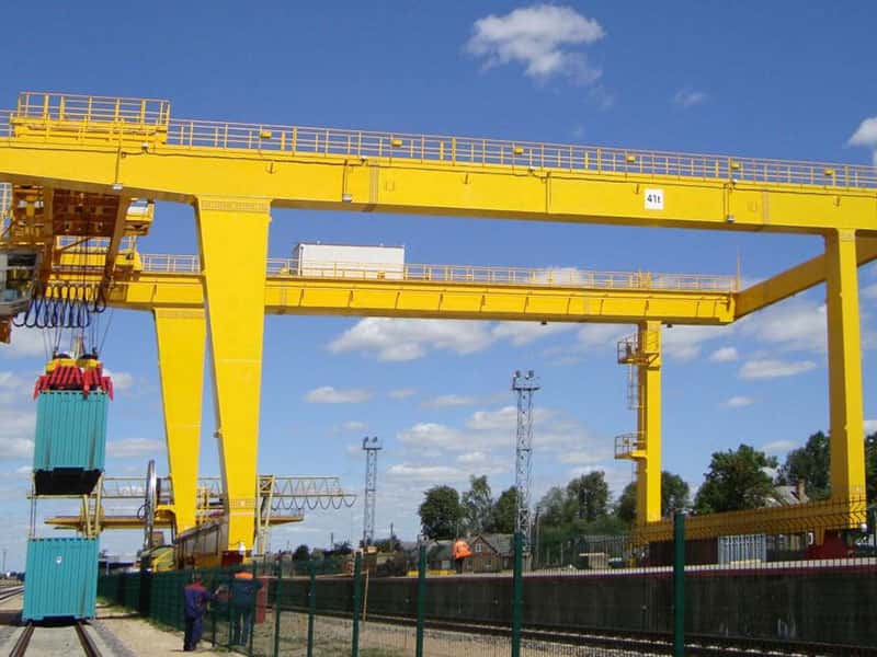 30.5t Container Gantry Crane, 25m Span, 14m Lift, Railway Station