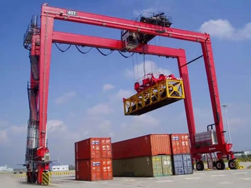 50t Rail Mounted Gantry Crane for Railway Container Stations