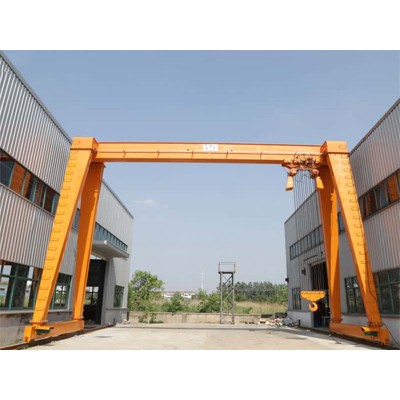 10t Single Girder Gantry Crane, 12m Lift, 20m Span for Heavy Machinery Assembly