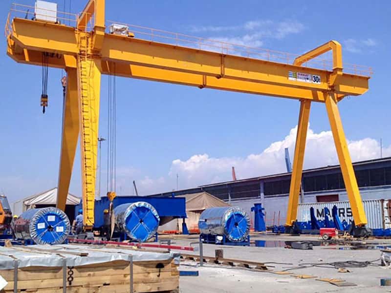 200t Double Girder Gantry Crane 11m Lift 40m Span for Steel Mill Heavy Logistics