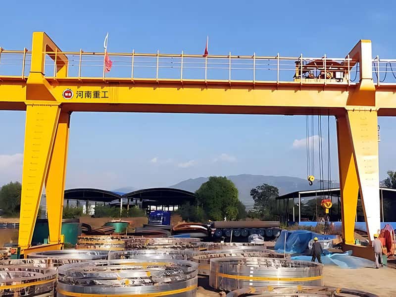 300t Double Girder Gantry Crane 11m Lift 45m Span for Heavy Port Mega Projects