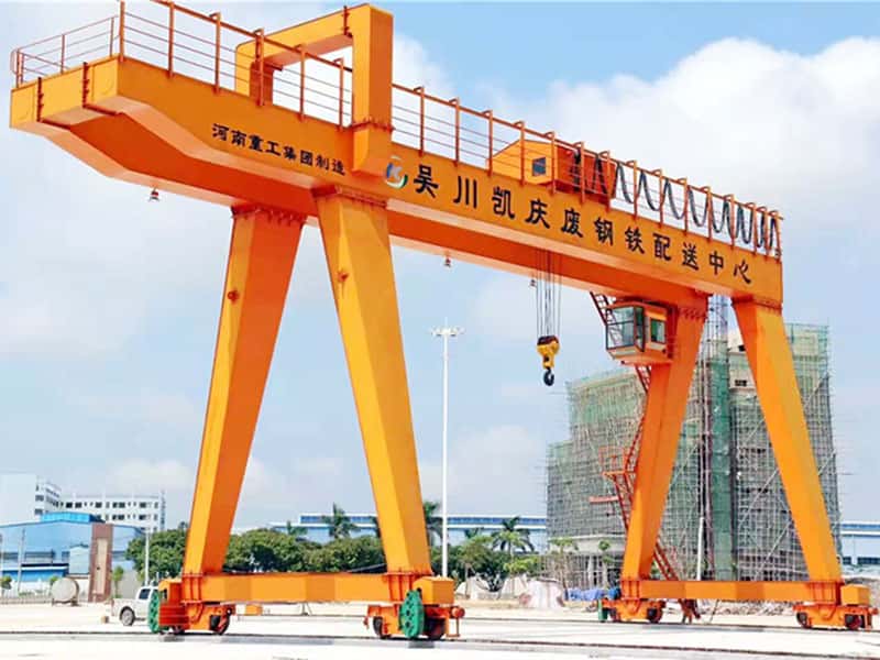 200t Double Girder Gantry Crane 11m Lift 40m Span for Steel Mill Heavy Logistics