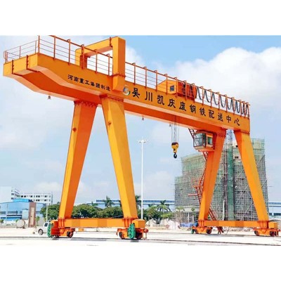 200t Double Girder Gantry Crane 11m Lift 40m Span for Steel Mill Heavy Logistics