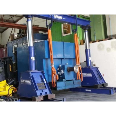 80 Ton Hydraulic Gantry Crane 4m Lift 7m Span for Transformer Plant