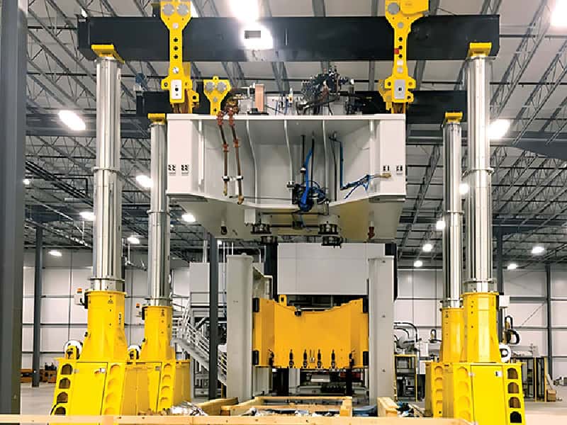 80 Ton Hydraulic Gantry Crane 4m Lift 7m Span for Transformer Plant