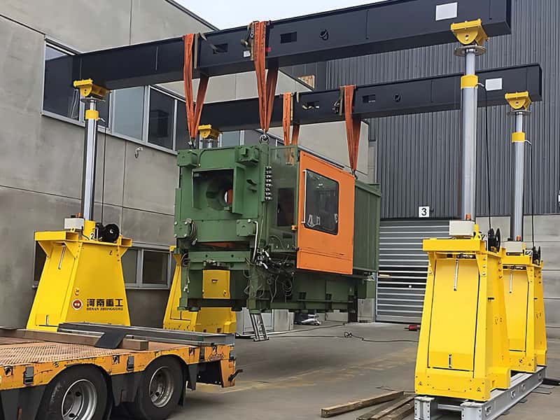 80 Ton Hydraulic Gantry Crane 4m Lift 7m Span for Transformer Plant