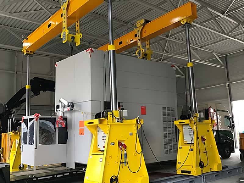 400t Modular Hydraulic Gantry Crane 12m Lift 30m Span for Heavy Module Yard