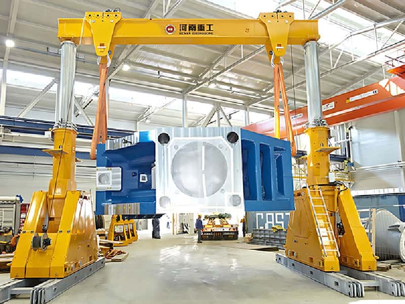 400t Modular Hydraulic Gantry Crane 12m Lift 30m Span for Heavy Module Yard
