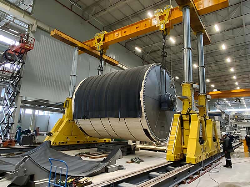 50 Ton Portable Hydraulic Gantry 12m Lift 24m Span for Heavy Equipment Yard